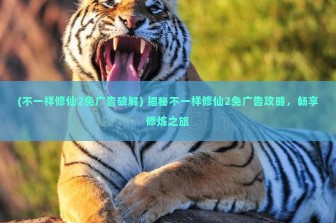 (不一样修仙2免广告破解) 揭秘不一样修仙2免广告攻略，畅享修炼之旅